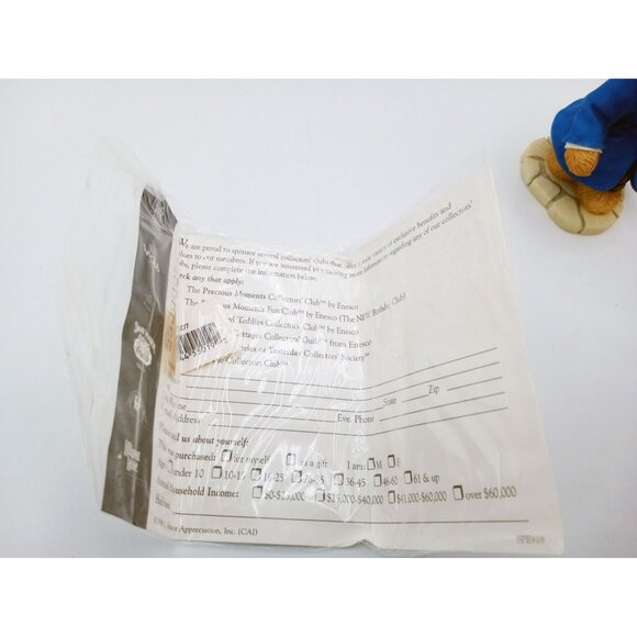 Cherished Teddies Club T James Bear Charter Membear 2001 CT107 Membership Figure - Picture 15 of 16